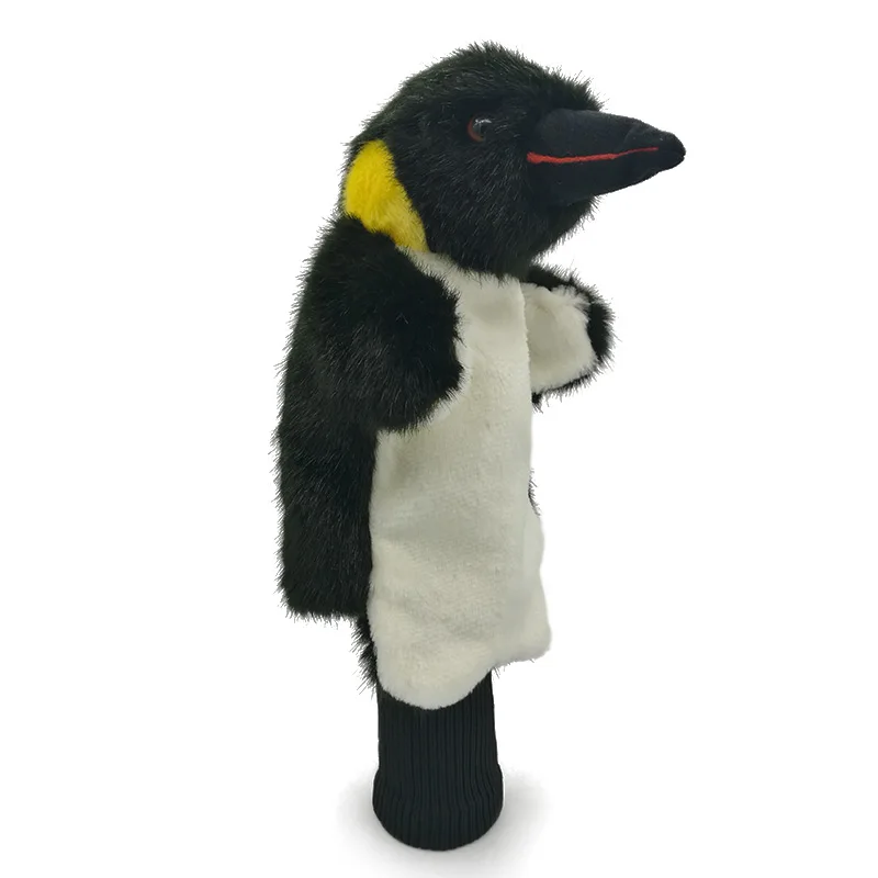 Plush Penguin Golf Fairway Woods Headcover Hybrid Golf Cover Animal Sporting Goods Mascot Novelty Cute Gift