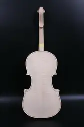 4/4 Flame maple Violin Full size Unfinished Violin Spruce wood Hand Made