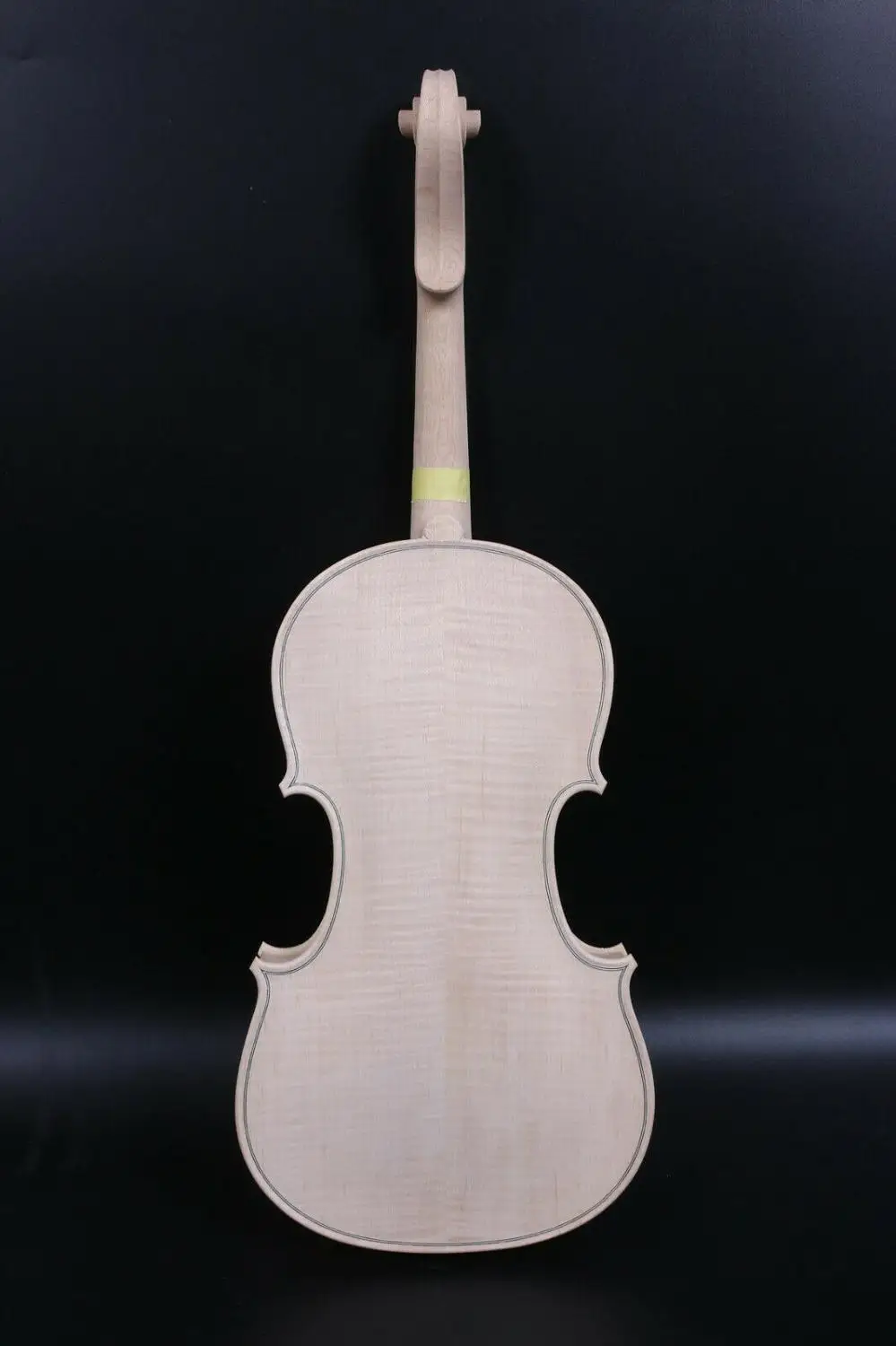 4/4 Flame maple Violin Full size Unfinished Violin Spruce wood Hand Made