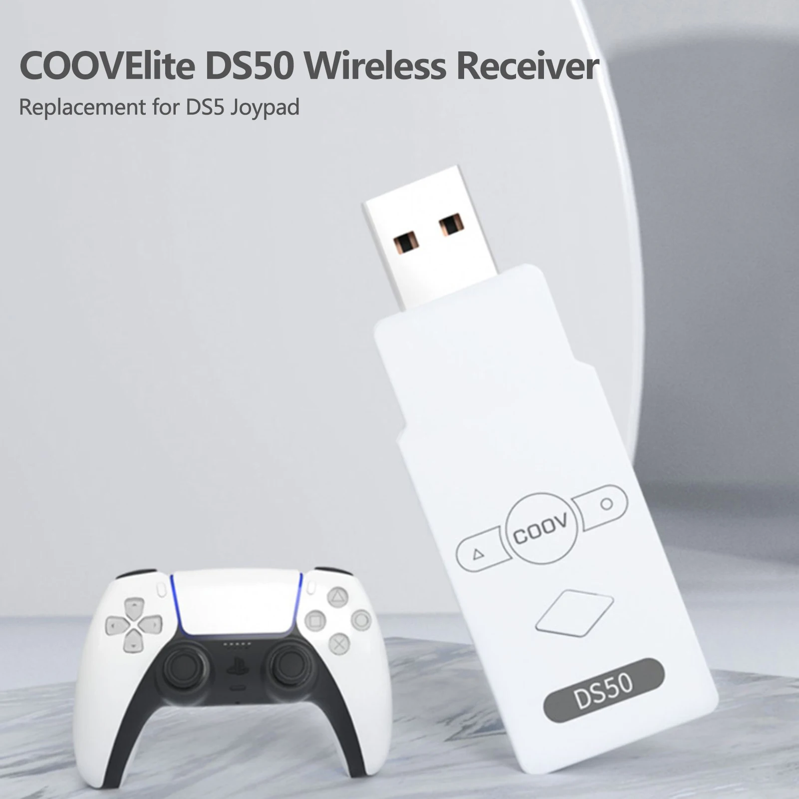 2021 Coov DS50 Wireless Bluetooth Adapter Converter For Nintend Switch FOR PS4 PS5 X-box One PC Wireless Controller Converter