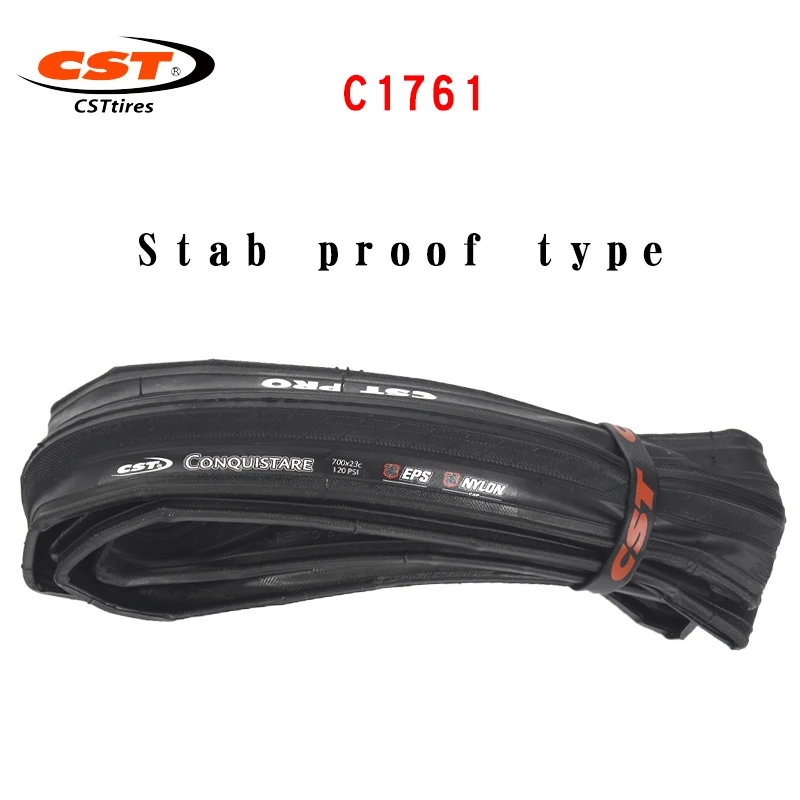 CST CONQUISTARE road bicycle tire C1761 steel tire 700cx23c 25C 60TPI stab proof wear resistant folding tire