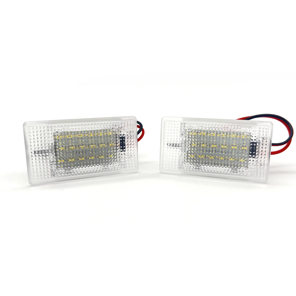 2Pcs Error Free White LED Luggage Trunk Lights Luggage Compartment Lamp For Ford B-Max C-Max S-Max Cougar EcoSport Escort Figo