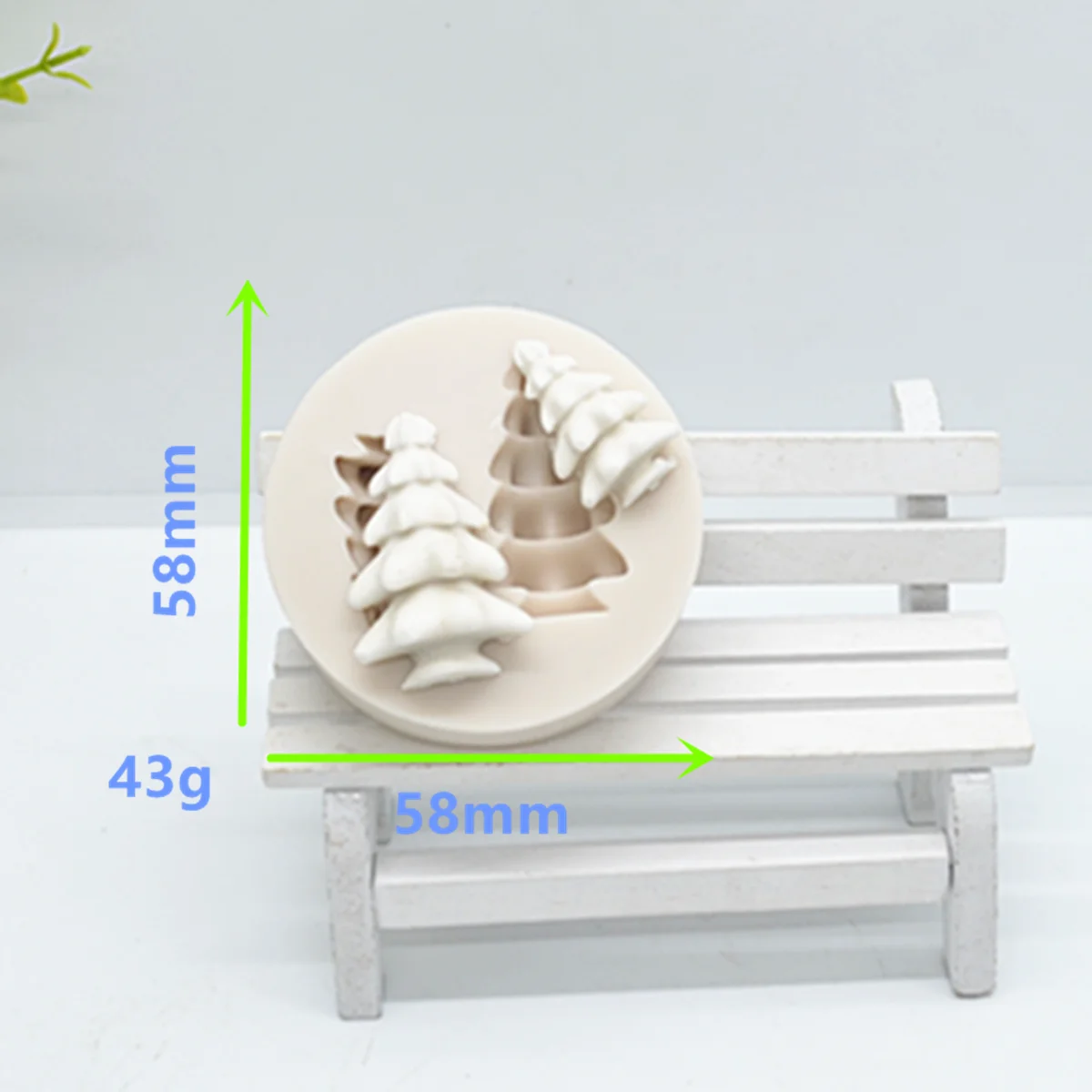 2Pc 3D Christmas Tree Fondant Silicone Mold For Baking ,Cake Decorating Tools Cake Molds Kitchen Baking Accessories FM004