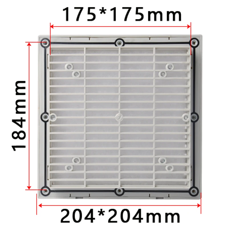 ZL-804 schrank Lüftungs filter Set Rollläden Abdeckung Lüfter Kühlergrill Lamellen Gebläse Abluft ventilator Filter Filter ohne Lüfter