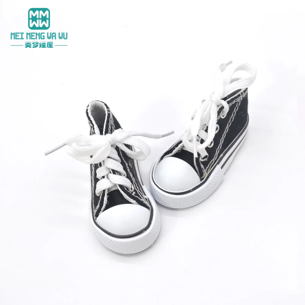 7.5cm Fashion Canvas sports Shoes For dolls fits 1/3 1/4 BJD Doll ,16 Inch  doll Accessories