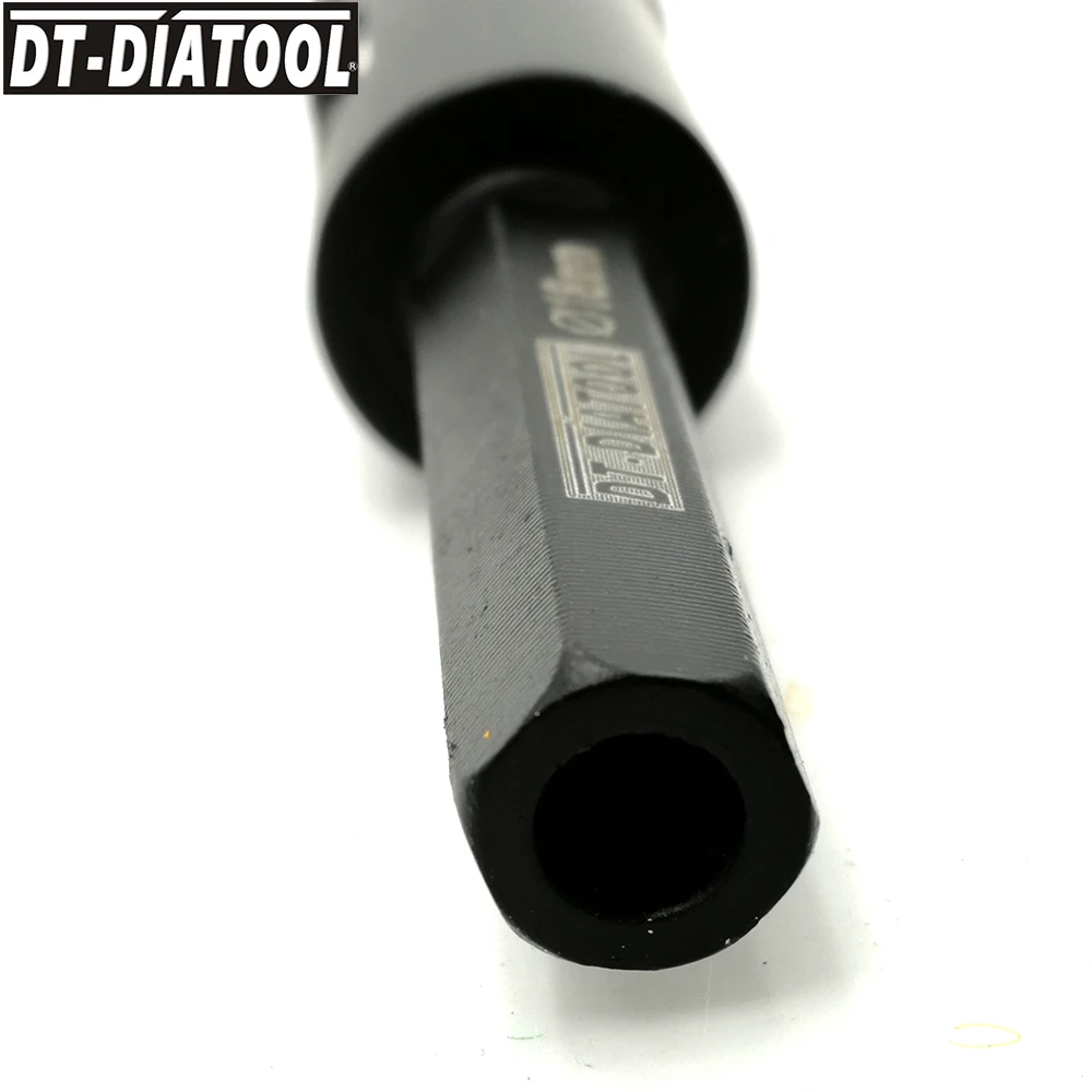 DT-DIATOOL Dia 18mm Vacuum Brazed Hexagon Shank Diamond Drill Core Bit Granite Marble Hole Saw Ceramic Tile Dry Drilling Bit