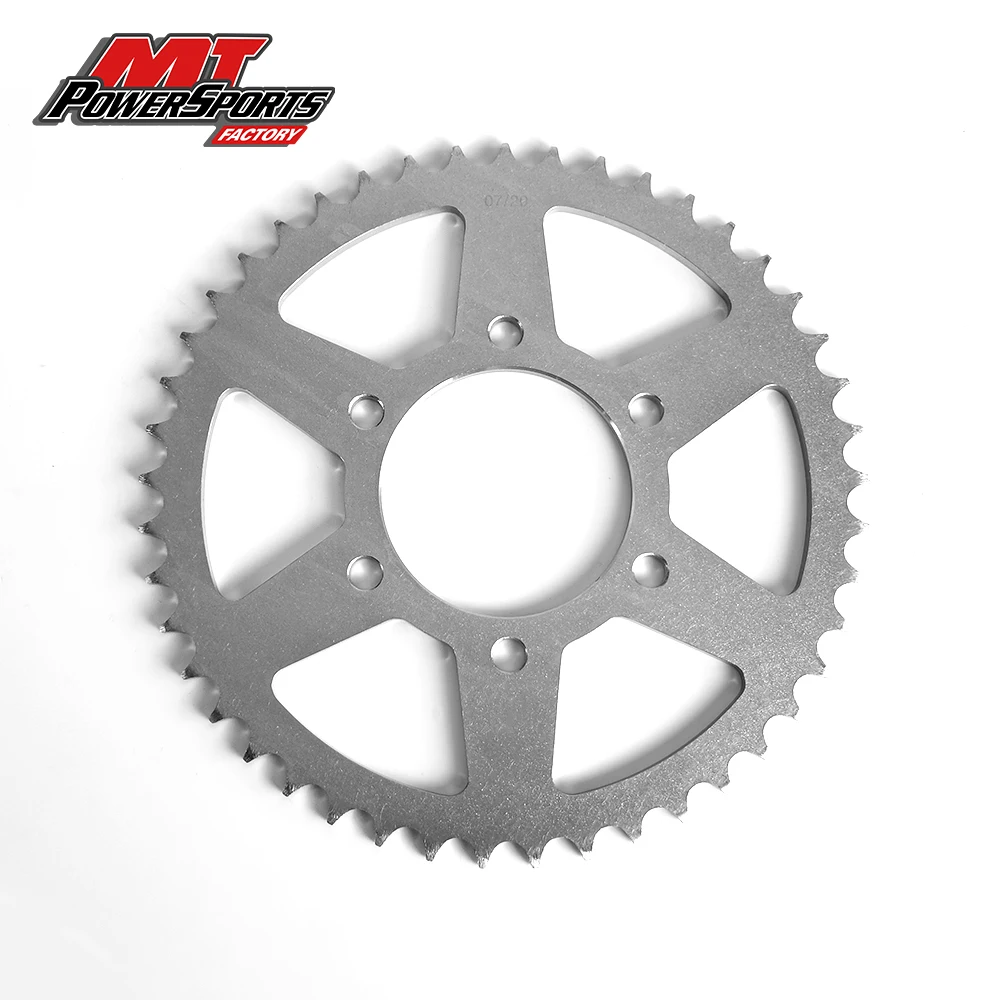 Motorcycle Rear Sprocket For Kawasaki ZX-6R Ninja Z650 Z750 ABS Z800 EX650 EN650 KLE650 Versys 520 Chains Steel Alloy Sprocket