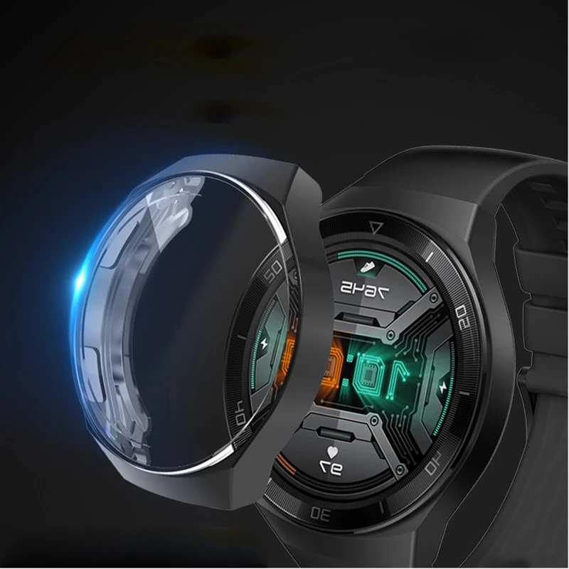 Case for Huawei Watch GT 2e/GT 2 46mm/Watch Fit/GT2 Pro soft Full coverage Screen For honnor magic watch 2 46mm Protector bumper