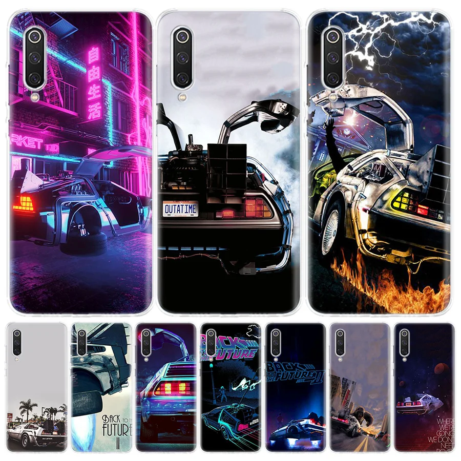 Back To The Future Time Machine Silicon Call Phone Case For Xiaomi Redmi Note 13 12 12S 11 11S 10 10S 11T 11E Pro Plus 9 9S 9T 8