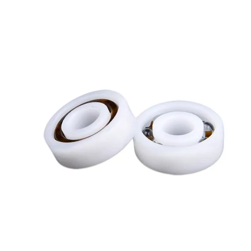 50pcs/lot 635 5mm POM Plastic bearings with Glass balls 5x19x6 mm nylon bearing 5*19*6