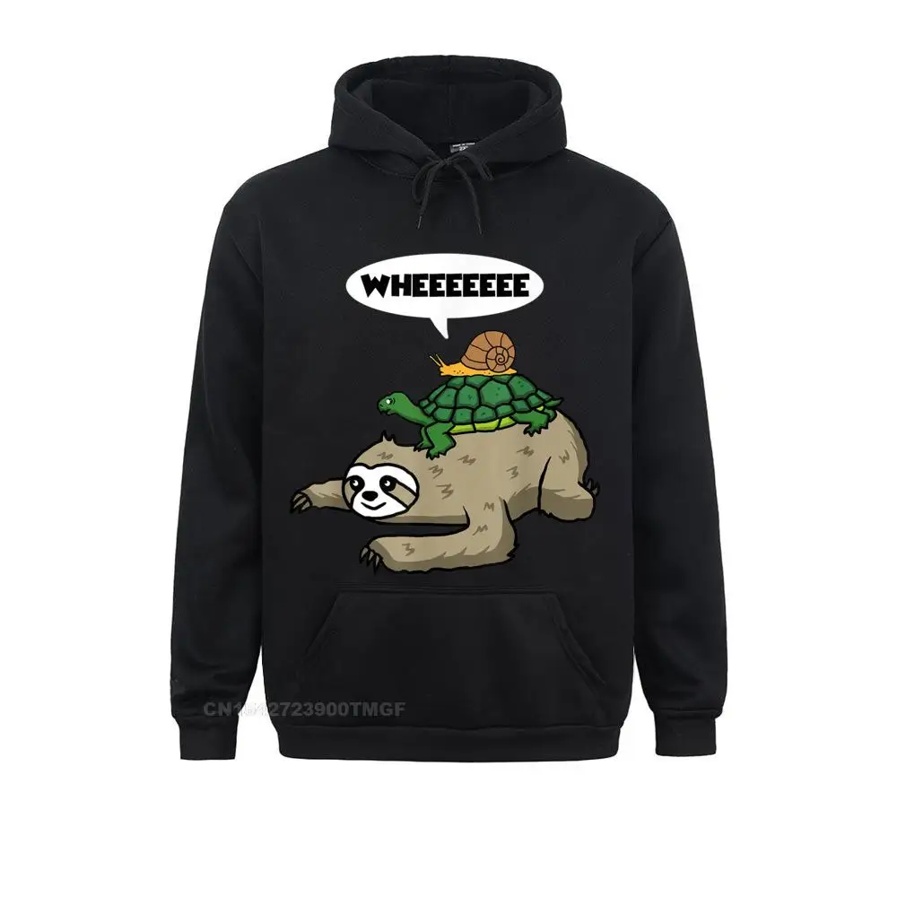 

Sloth Turtle Snail Geek Sweatshirts For Men Summer Hoodies Custom Clothes Long Sleeve Slim Fit Graphic Hoodie