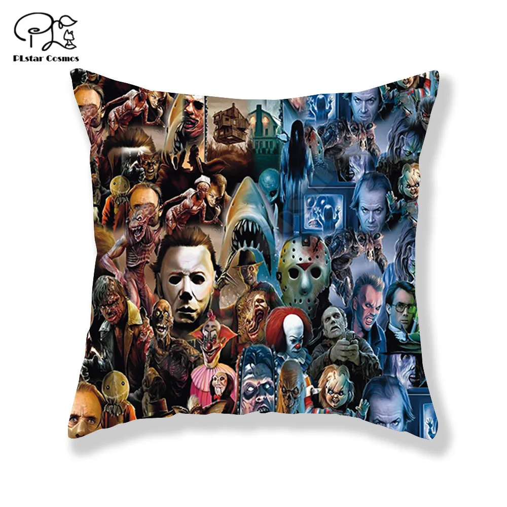 Stephen King's It 3D printed Polyester Decorative Pillowcases Throw Pillow Cover Square Zipper Pillow cases style-3