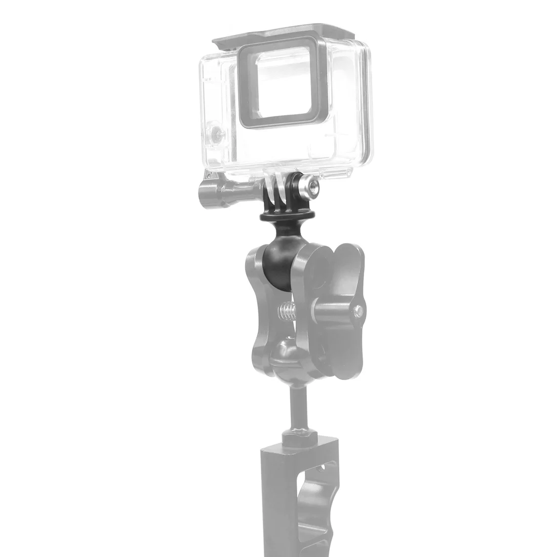 Mini trépied 1 pouce, adaptateur de Base de rotule en plastique pour GoPro 10 9 8 7 6 5 Osmo Action Sjcam Yi caméra pour montage de RAM moto
