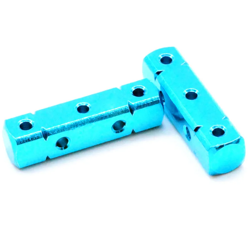 Free Shipping 2Pcs Colored Copper Mass Damper Block Self-made Parts For Tamiya Mini 4WD 8mm*8mm*32mm Mass Damper Block 15427