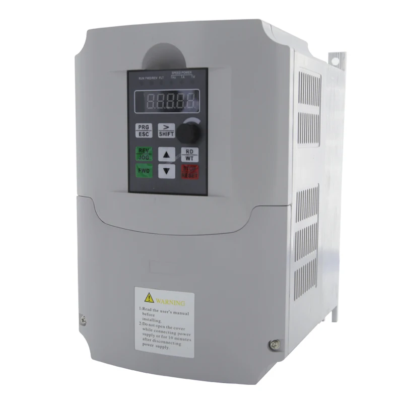 VFD 5.5KW/7.5KW VFD inverter frequency converter frequency inverter for 0-400HZ cnc motor 3P 220V Output