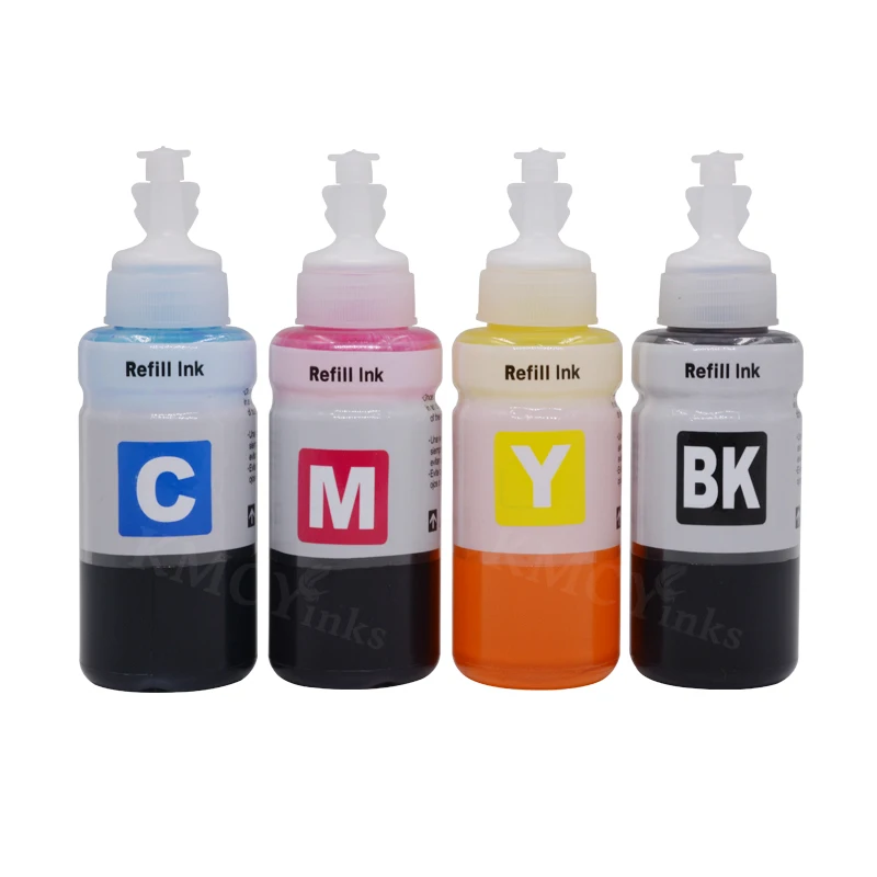 KMCYinks 70ML Ink Refill Kit Compatible For EPSON L800 L801 L805 L810 L850 L1800 Printer Ink T6731 T6732 T6733 T6734 T6735 T6736