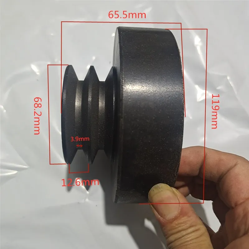 1ชุด19มม.แกน168F/170F/GX160/GX200แบน Key คลัทช์รอกสำหรับเครื่องยนต์เบนซิน/air-Cooled Diesel เครื่องยนต์และอื่นๆรุ่น