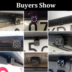 Hippcron-Car-Rückansichtskamera, 4 LED, Nachtsicht, Umkehrung, automatischer Parkplatzmonitor, CCD, wasserdicht, 170 Grad HD-Video 6 Hauptverkäufe umgekehrte Kamera mit Monitor - №5