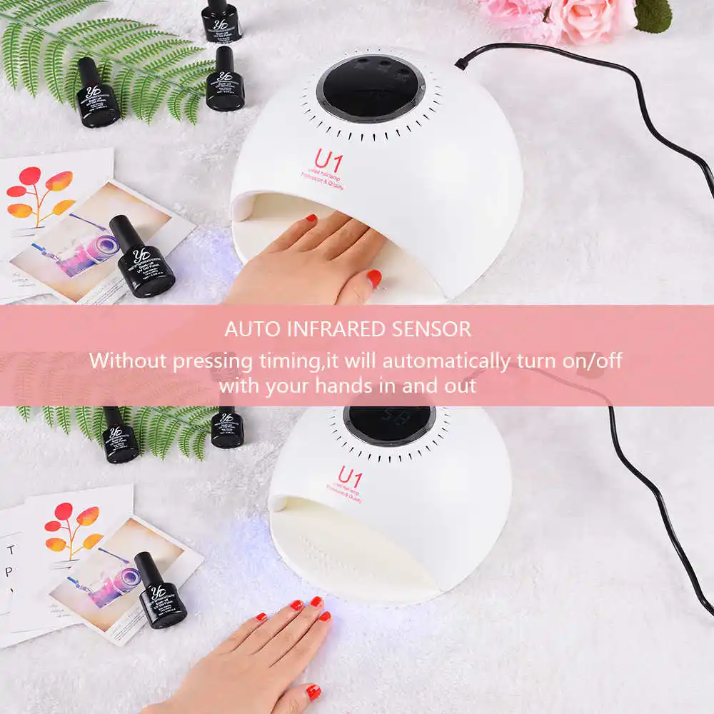 UV nail lamp professional LED nail polish dryer 84W polishing curing lamp nail lamp special