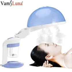 2-in-1 Facial Steamer Hair Therapy Steamer Salon Home Ozone Steaming Ion Sparyer Skin Beauty Care Machine for Home Salon Beauty