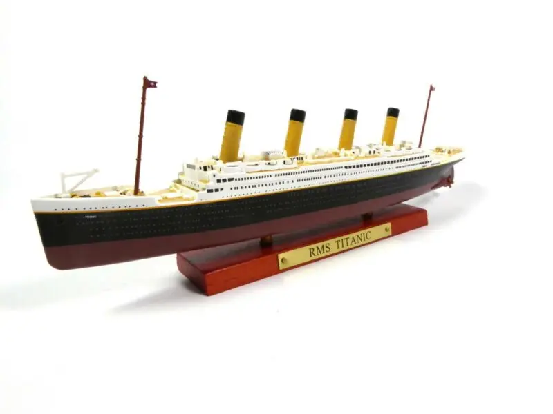 1:1250 RMS TITANIC LUSITANIA MAURETANIA NORMANDIE BRITANNIO FRANCE Cruise Ship Model Atlas Diecast Boat Toys Collectiabl