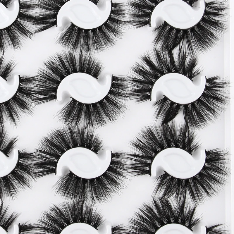 Shidishangpin 5/10/20 pares fofo dramática cílios postiços naturais longos 3d vison cílios extensão macio grosso falso cils atacado