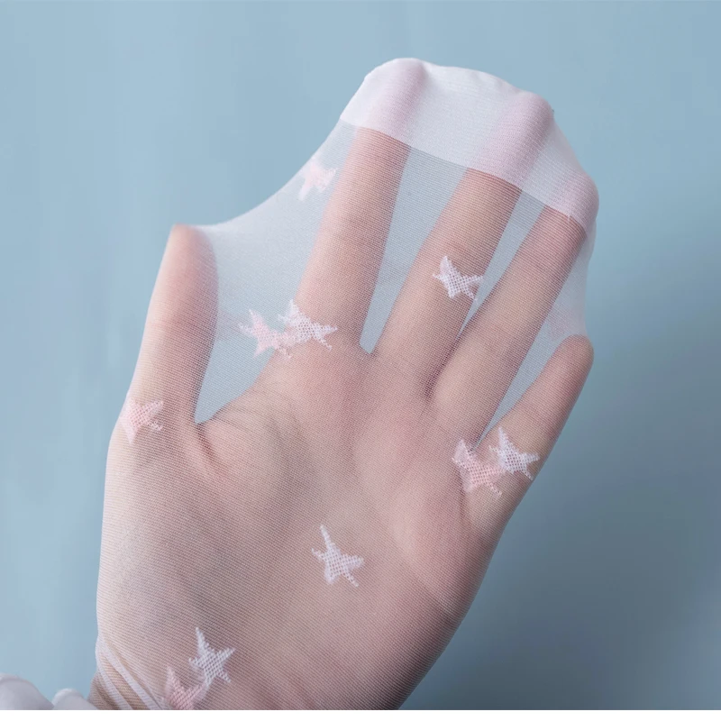 Sommerliche dünne Fünf-Sterne-Strumpfhose aus kerngesponnener Seide für Mädchen, transparente Micro-Flash-Moskito-Socken, Tanzsocken für Schülerinnen – Detail 13