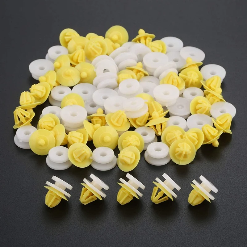 50Pcs 7703077250 for Renault Clio Megane ScenicTwingo Car Fastener Clips Interior Trim Panel Door Card Clips