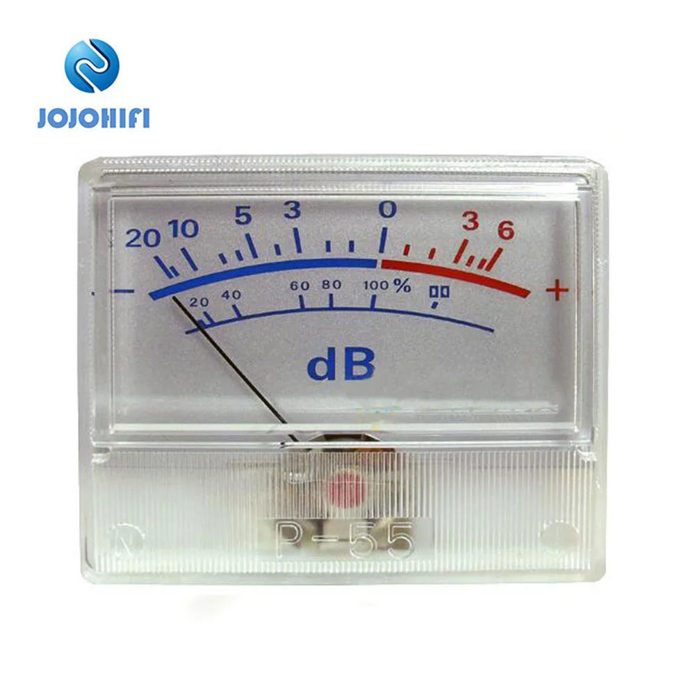 

P-55 VU Meter High-precision Head Audio DB Level Meter Amplifier amplifier DAC Pre-stage Power Sound Pressure Meter