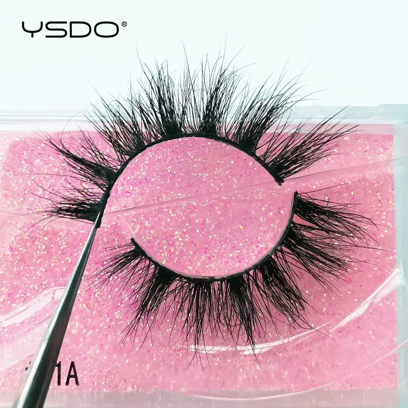 YSDO 1 Paar Kreuzförmige Nerz-Wimpern Weiche Echte 3D-Wimpern Maquiagem Künstliche Wimpern Dramatische Voluminöse Wimpern Make-up Cilios Faux Cils – Detail 22