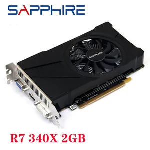 Sapphire-Placa-Grafik für AMD Radeon, R7340, 2 GB Grafikkarten, GPU-Desktop-PC-Computerspiel, Original, R7 340x 8 Hauptverkaufsvideoplatte 2GB Radeon - №4