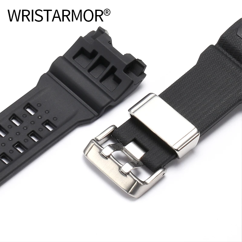 WatchBands for G-SHOCK Casio Watch Band Men\'s Big Mud King Modified Gwg1000 Accessories Resin Replacement Watch Strap