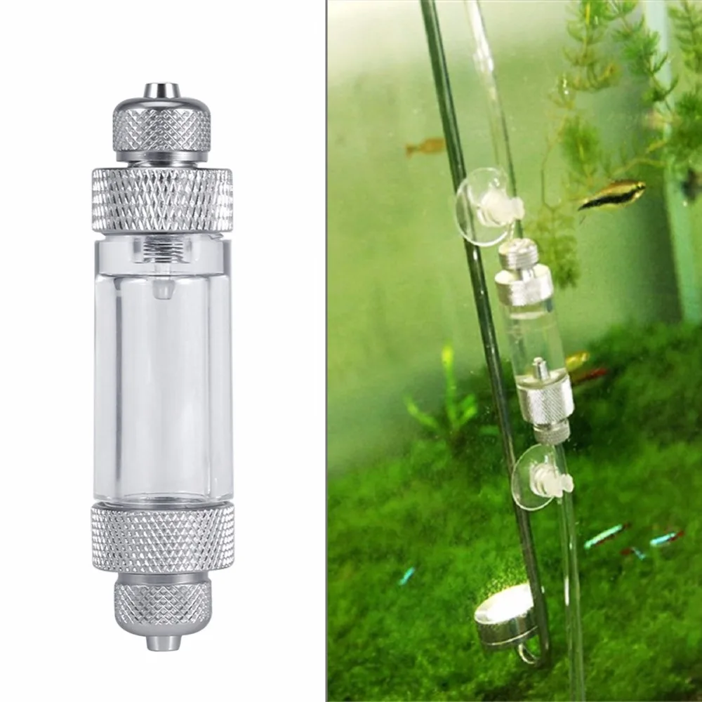 Check Valve-Regulator Diffuser Reactor Single-Head or Dual-Head Aquarium CO2 Bubble Counter Air Pump Accessories