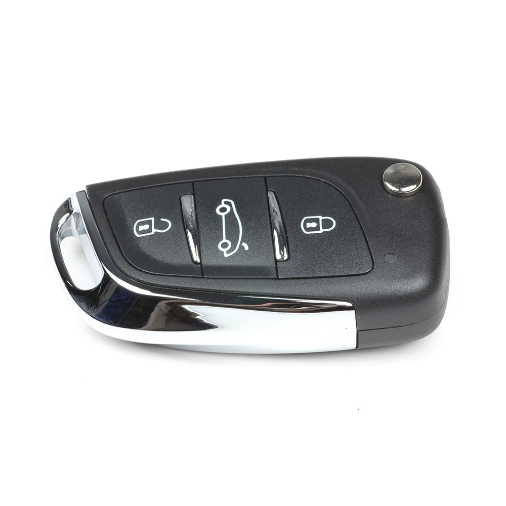 KEYECU Aggiornato Flip Chiave A Distanza Dell'automobile Fob 3 Pulsante 315/433MHz PCF7941 per Benz Smart Fortwo 451 2007 2008 2009 2010 2011 2012 2013