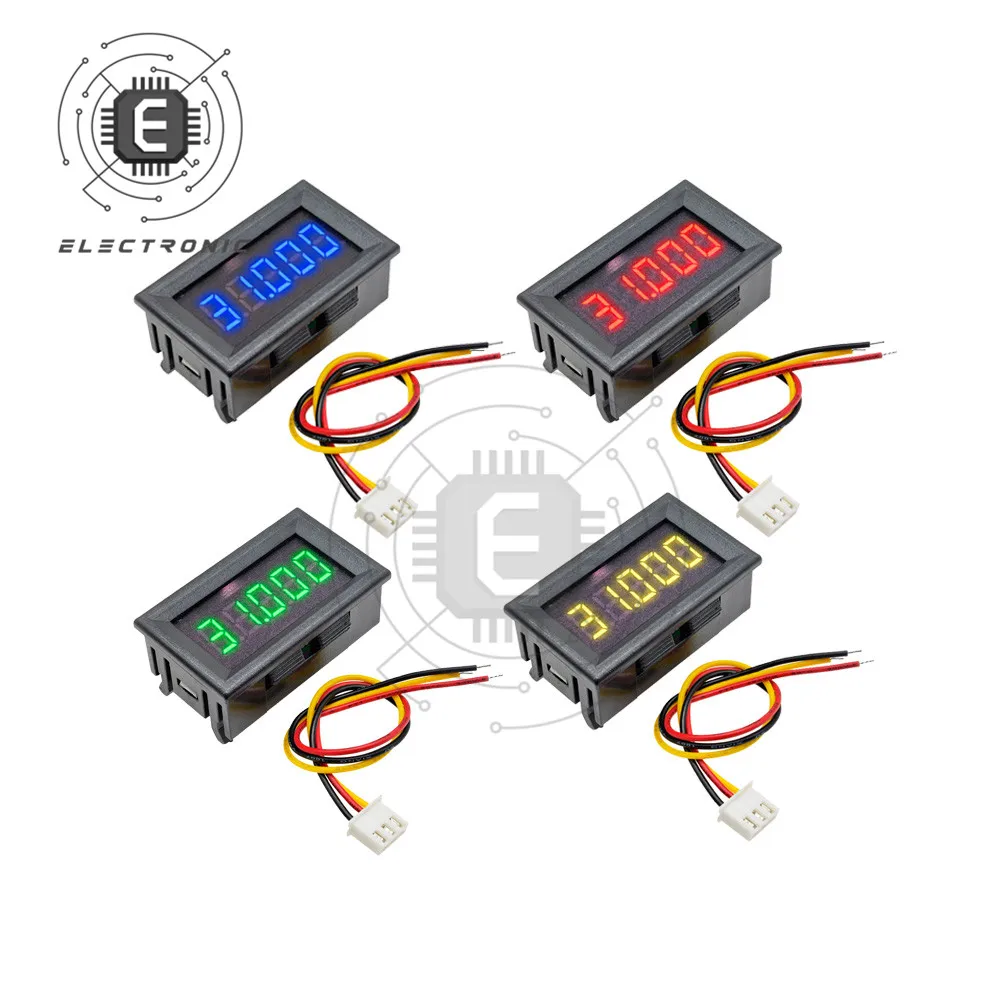 1PCS DC 0-33.000V 0.36 Inch Three-wire Five-digit LED Digital Display Voltmeter Voltage Tester Meter