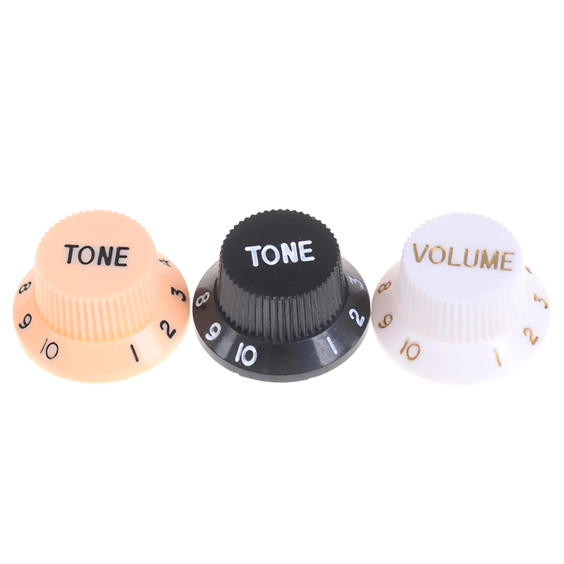 1Set Guitar Parts Electric Guitar Pickup Cover Volume Tone Knob Switch Tip Set