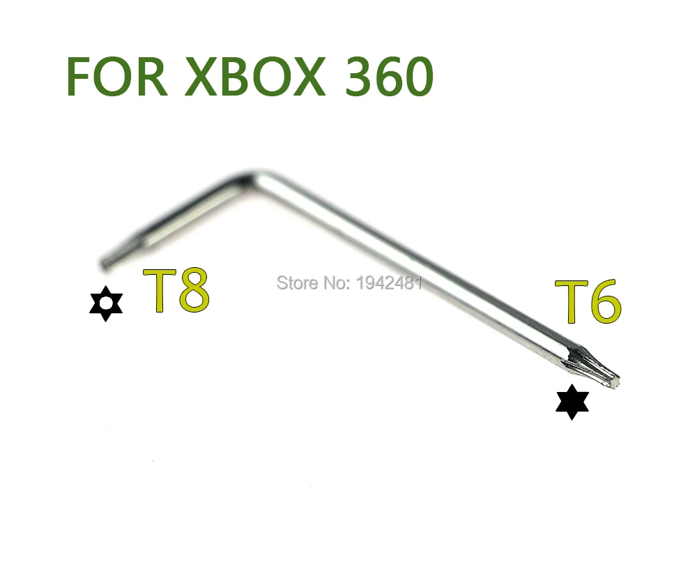 200 قطعة 2 في 1 T8 T6 T10 مفك براغي نجمية مفك T8 الأمن مفك ل XBOX 360 ذراع تحكم أكس بوكس واحد L مفتاح المفك