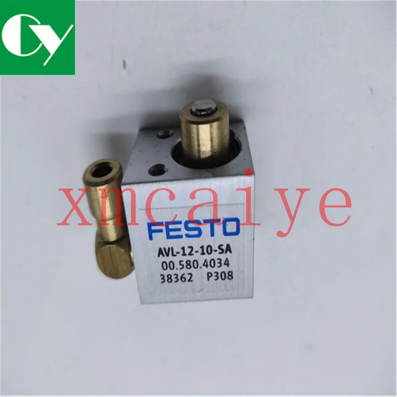 4 Piece 00.580.4034 Pneumatic Air Cylinder Short Stroke AVL-12-10-SA-21468 For Offset Printing Machine Parts