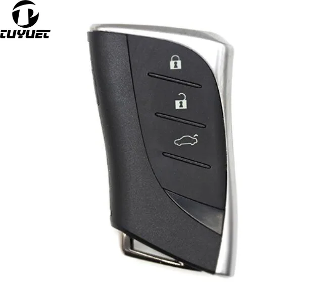 Smart Prox Remote Car Key Shell Case for Lexus ES300h ES350 ES200 ES260 LS350 LS500h, Fob 3/ 4 Buttons With Uncut Blade