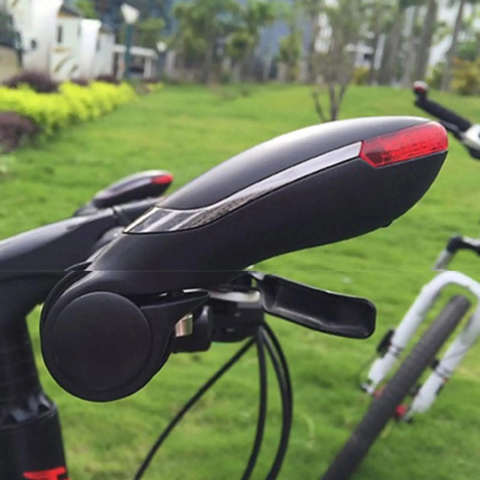 

1 Pair Mountain Bike Handlebar End with LED Light Bicycle Accessories Safety Warning Bicycle Equipment Accessories