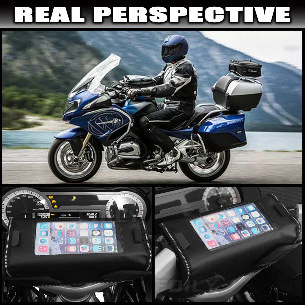 R 1100 1150 RT/R New Motorcycle Accessories Handlebar Bag Phone Holder Storage Bag For BMW R1100RT/R R1150RT/R R 850 RT R850R