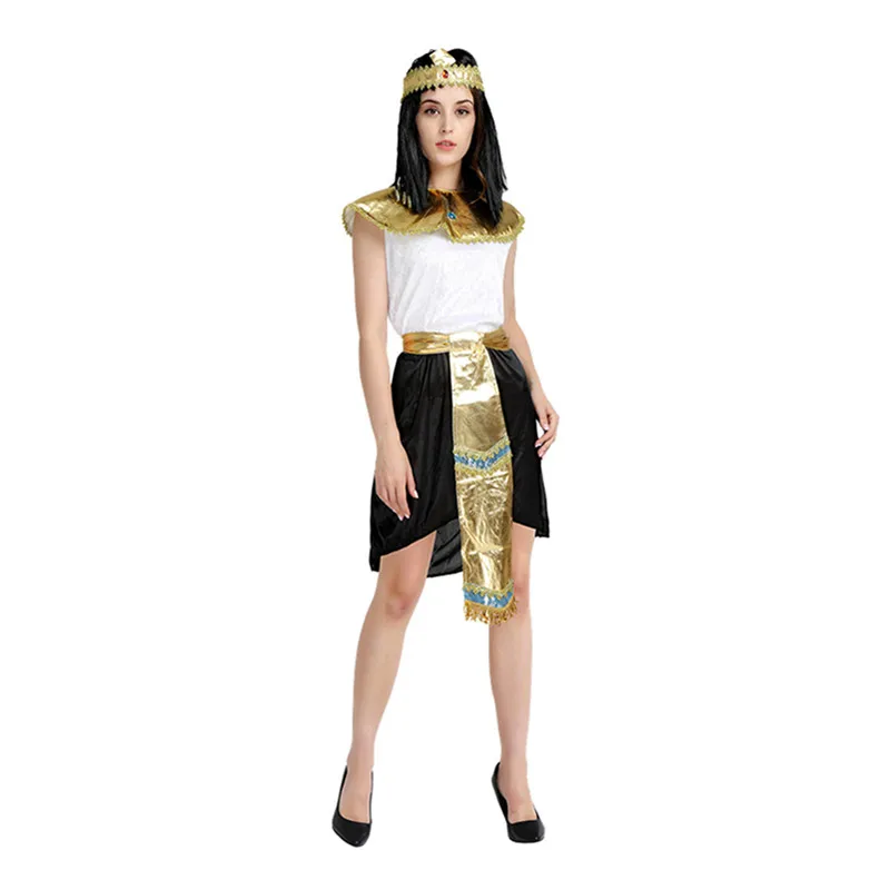 Kobiety mężczyźni egipski faraon Cleopatra Cosplay kostiumy Halloween boże narodzenie nowy rok kostiumy fantazyjne pary