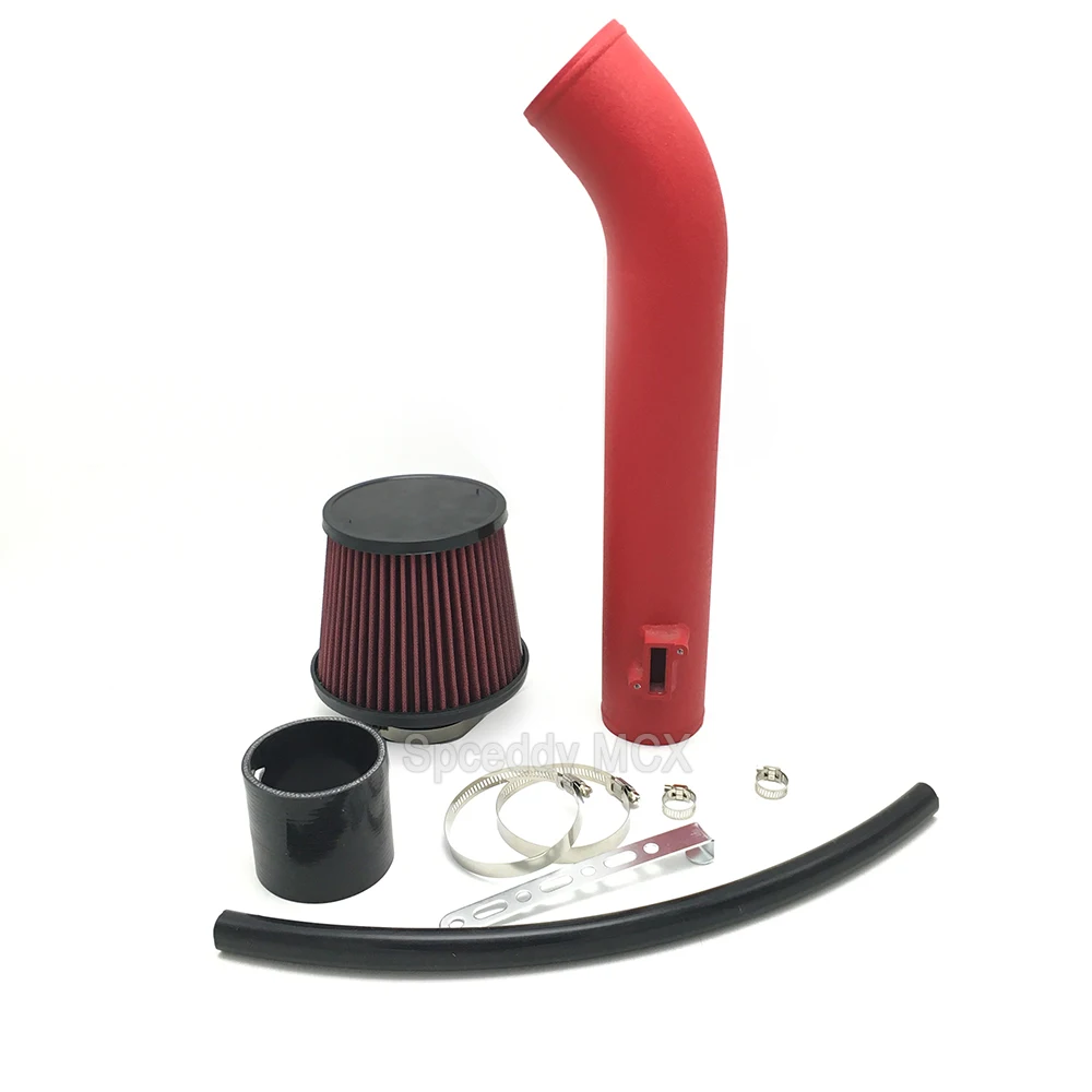 Spceddy Car Sport Cold Air Intake Stystem High Quality High Flow Air Filter Kit With Red Air Intake Pipe Fit For Nissan 350Z