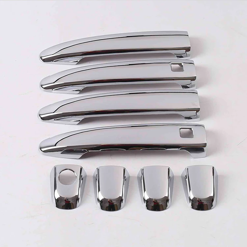 الكروم الفضة الخارجي غطاء مقبض الباب تراكب لكزس LS430 XF30 2000-2006 الجيل الثالث 2001 2002 2003 2004