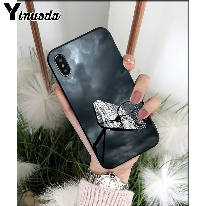 Yinuoda Basketball basket TPU Soft High Quality Phone Case for Apple iPhone 8 7 6 6S Plus X XS MAX 5 5S SE XR 11 11pro max Cover