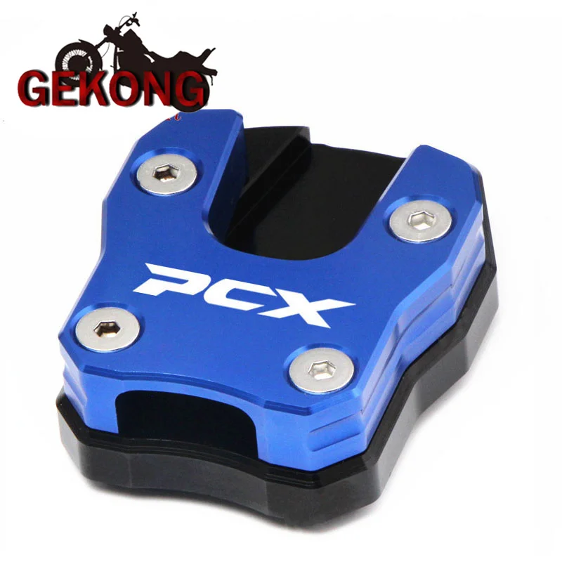 Fit For para pcx125 pcx150 pcx 125 pcx 150 2018-2021 suporte lateral da motocicleta almofada placa kickstand extensão de supo