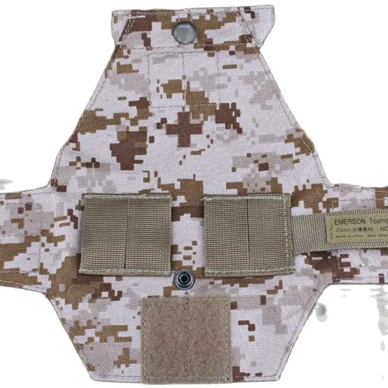 Emersongear Custodia per laccio emostatico tattico Gen II Borse per laccio emostatico Pannello Caccia Tiro Airsoft Allenamento Combattimento Escursionismo EM5749 JD