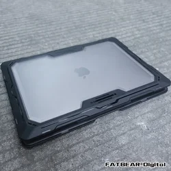 FATBEAR [For MacBook Pro Air 13 inch] (2020/2022) A2289 A2251 M1 M2 Tactical Military Grade Rugged Shockproof Armor Case Cover
