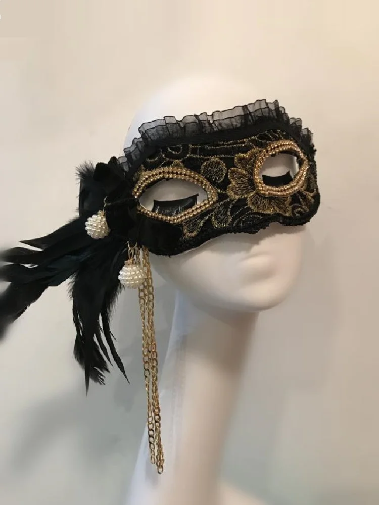 Italy Venice Mask Party Prom Singer Mask Beauty Halloween Window Show Mask