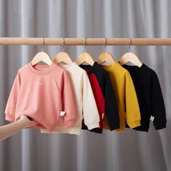 Sweat-shirt à Manches sulfpour Bébé Fille et Garçon de 0 à 4 Ans, Vêtement d'Extérieur avec Lettres Imprimées, Collection Automne 2021